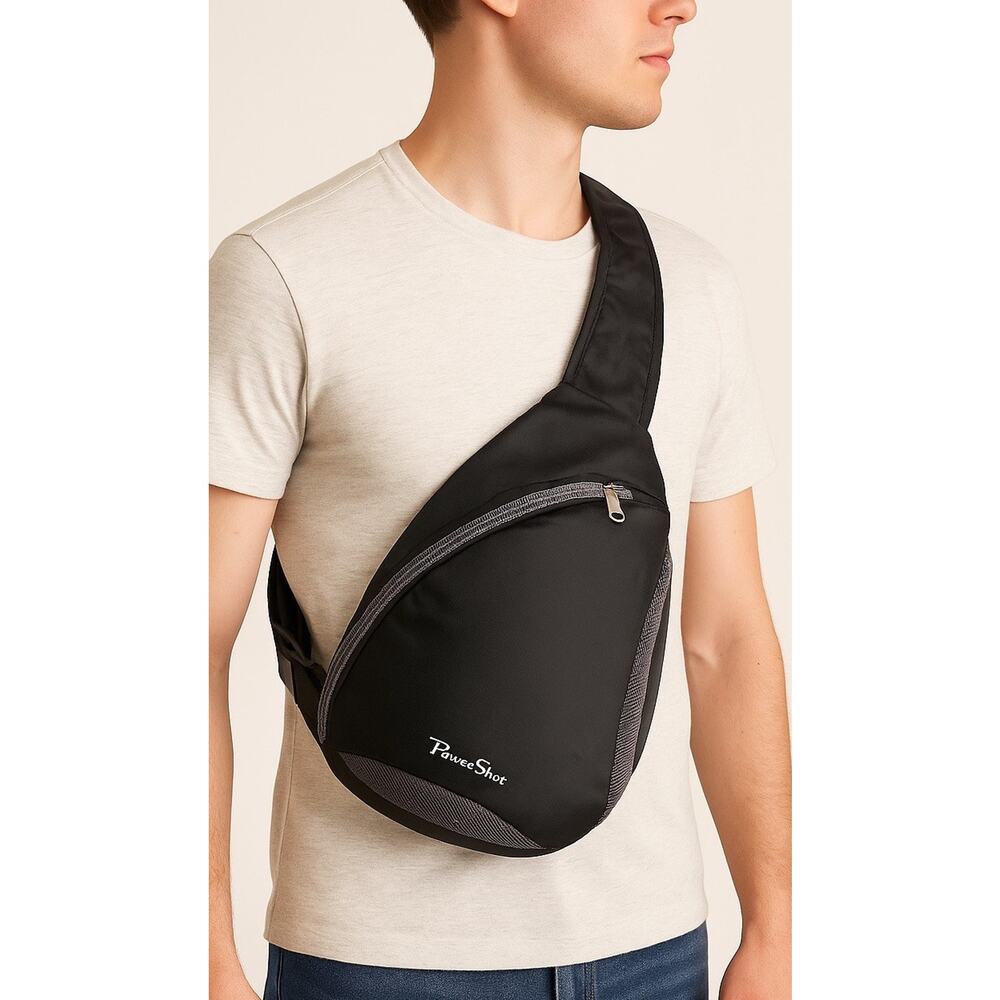 Canon PowerShot Sling Backpack Black Crossbody Camera Bag Travel Lightweight